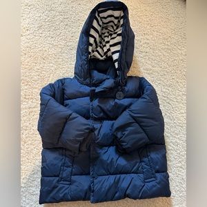 GAP baby puffer peacoat